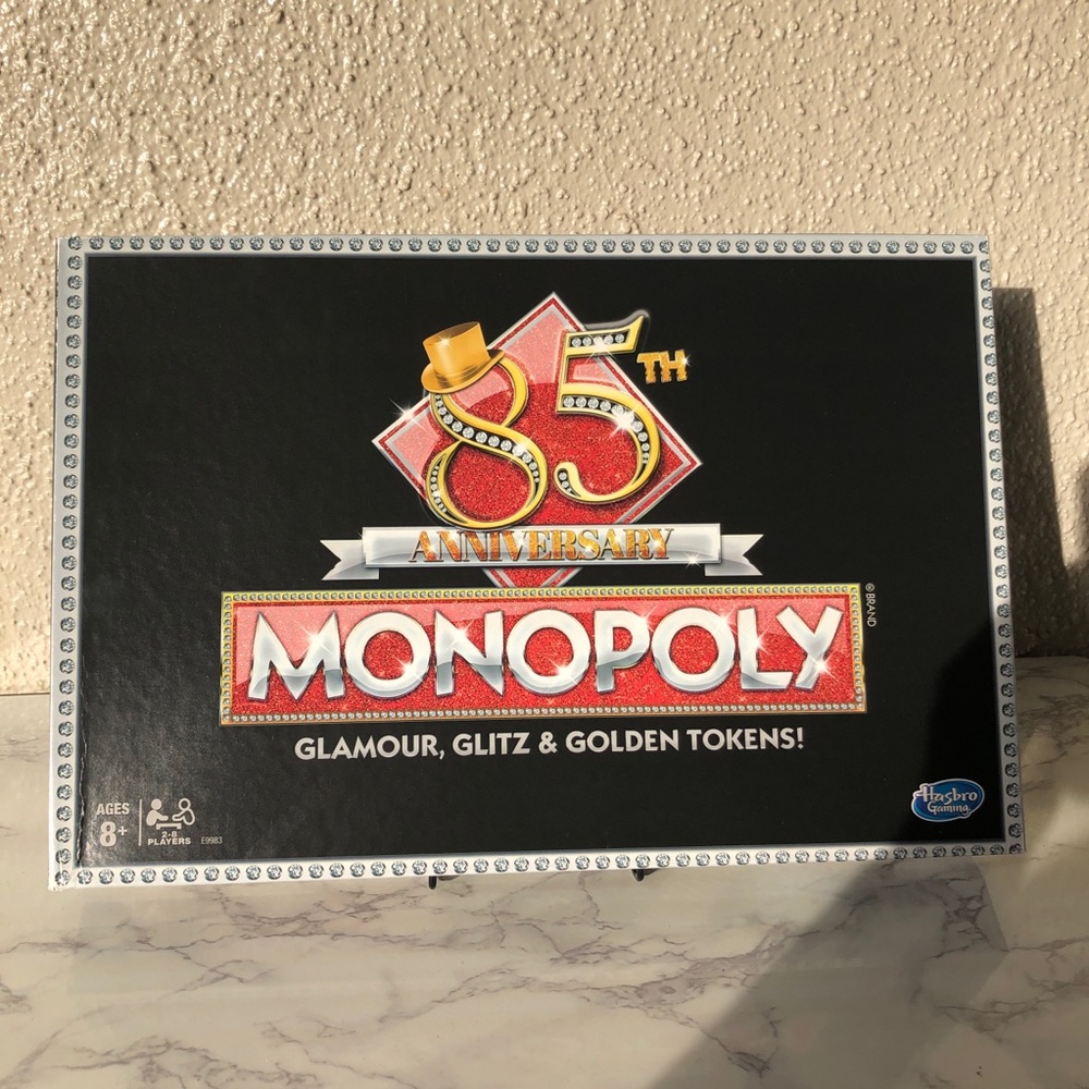 Monopoly: 85th Anniversary Edition new in the box still sealed collectible. New